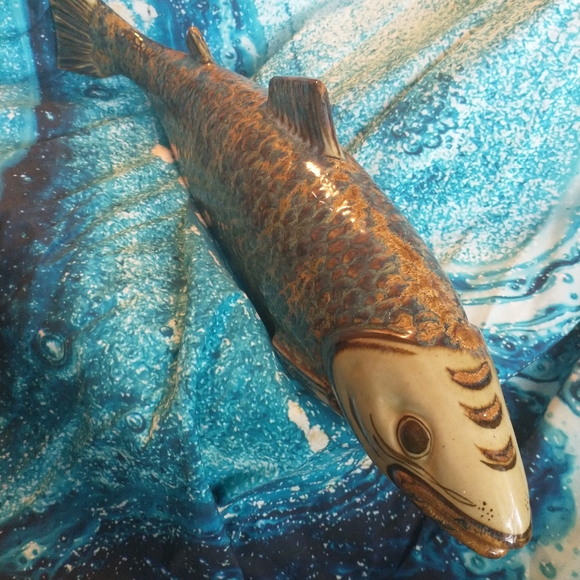 VERY EXQUISITE AND AMPLE CARLOS VILLANUEVA FISH SCULPTURE - Picture 6 of 16